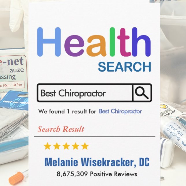 Bestes Chiropraktiker Funny Gift Dankeskarte (Von Creator hochgeladen)