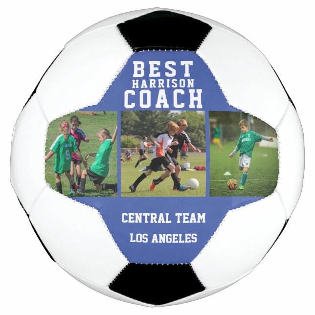 Bestes Coach-Geschenk modern Fußball (Vorderseite)