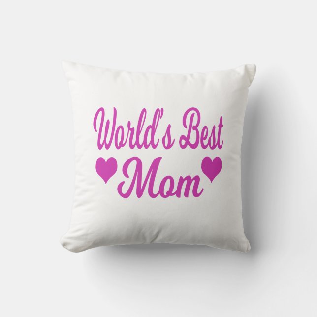 Bestes die Mama-Rosa der Welt Kissen (Vorderseite)