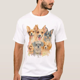 Bestes Dog Design-Hemd für Paar T-Shirt