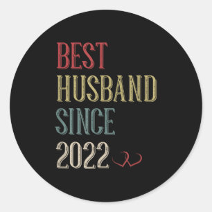 Bestes Ehemann 2022 3 Jahr 3. Hochzeit Runder Aufkleber