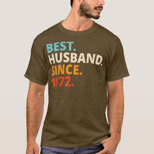 Bestes Ehemann seit 1972 50. Hochzeit T-Shirt