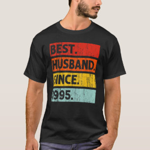 Bestes Ehemann seit 1995 27 Jahre 27. Wedding Anni T-Shirt