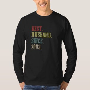 Bestes Ehemann seit 19. Hochzeitstag 2003 T-Shirt