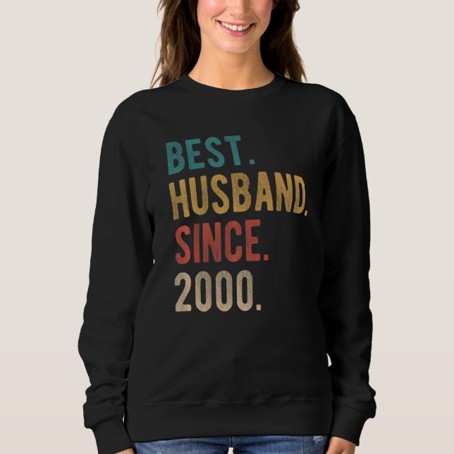 Bestes Ehemann seit 2000 22. Hochzeitstag F Sweatshirt (Vorderseite)