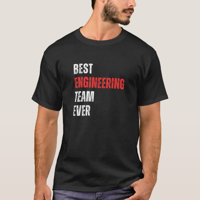 Bestes Engineering-Team T-Shirt (Vorderseite)