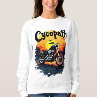 Bestes Fahrrad-T-Shirt mit Sonnenuntergang Sweatshirt