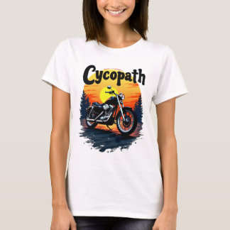 Bestes Fahrrad-T-Shirt mit Sonnenuntergang T-Shirt