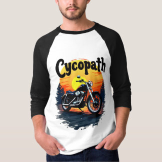 Bestes Fahrrad-T-Shirt mit Sonnenuntergang T-Shirt