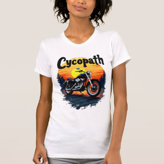 Bestes Fahrrad-T-Shirt mit Sonnenuntergang T-Shirt