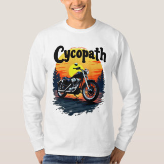 Bestes Fahrrad-T-Shirt mit Sonnenuntergang T-Shirt