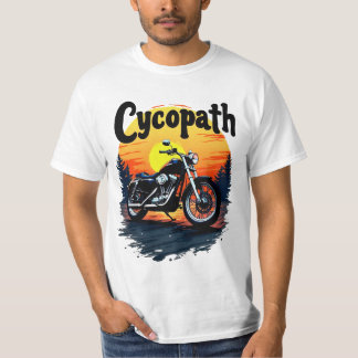 Bestes Fahrrad-T-Shirt mit Sonnenuntergang T-Shirt