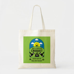 Bestes Funny Croquet Game Tragetasche