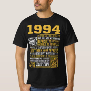 Bestes Geborenes 1994 Fakten für Männer, Frauen, T-Shirt