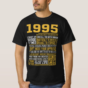 Bestes Geborenes 1995 Fakten für Männer, Frauen, T-Shirt
