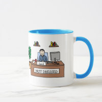 Bestes gekleidet - personalisierte Cartoon-Tasse
