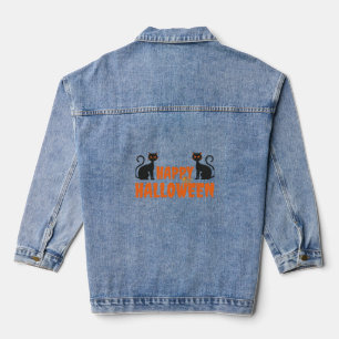 Bestes Geschenk für halloween Happy Hal Jeansjacke