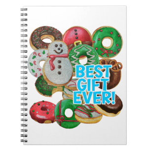 Bestes Geschenk für immer! Xmas Doughnut Notizblock