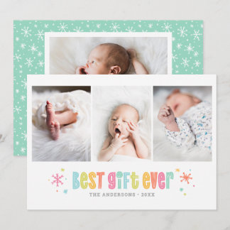 Bestes Geschenk für jeden Urlaub Mehrjähriges Foto Ankündigung