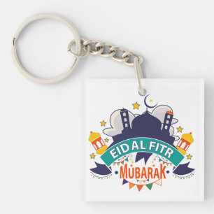 Bestes Geschenk für Muslime - Eid Al-Fitr Al Mubar Schlüsselanhänger
