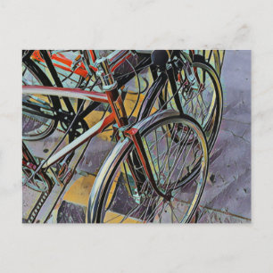 Bestes Geschenk für Radfahrer Postkarte