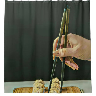 Bestes Geschenk für Sushi-Liebhaber Duschvorhang
