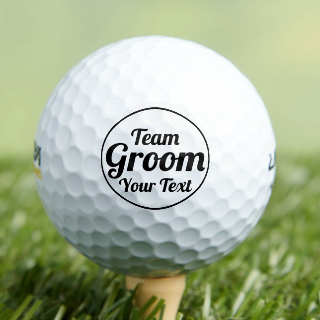 Bestes Geschenk für Trauzeugen und Team Groom Part Golfball (Von Creator hochgeladen)