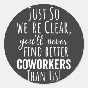 BESTES GESCHENK FÜR VERLASSEND KÜHLER RUNDER AUFKLEBER