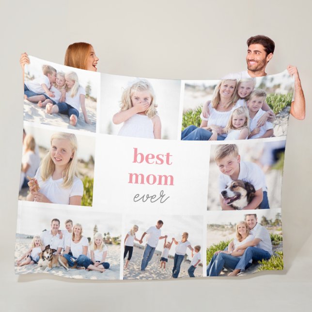 Bestes Geschenk Personalisierte Farbe Foto Blanken Fleecedecke (Beispiel)