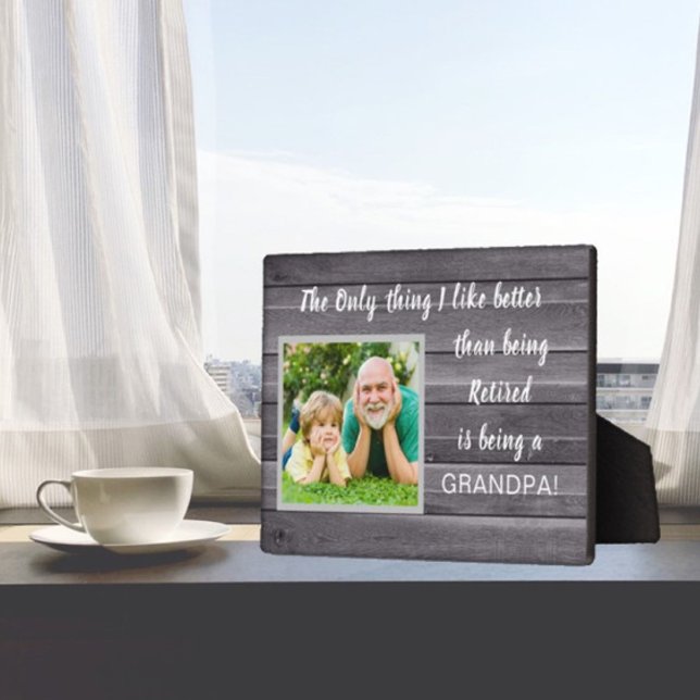 Bestes Geschenk! Remüde Papa Foto Plaque Fotoplatte (Von Creator hochgeladen)