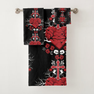 Bestes gotisches Geschenkzubehör Badhandtuch Set