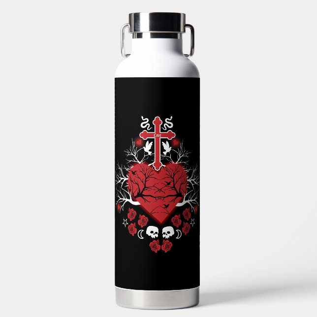Bestes gotisches Geschenkzubehör Trinkflasche (Vorderseite)
