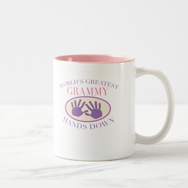 Bestes Grammy übergibt unten T - Shirt Zweifarbige Tasse (Rechts)