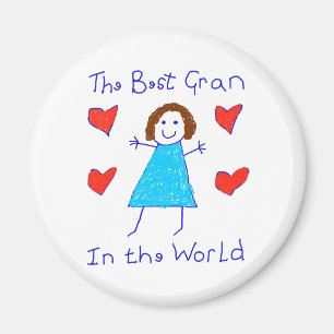 Bestes Gran in der Welt Magnet