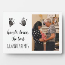 Bestes Grandeltern-Handprint-Foto