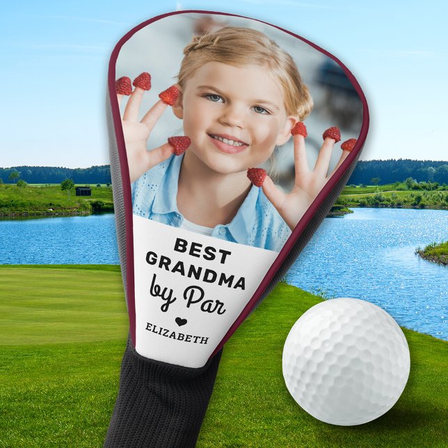 Bestes GRANDMA per Par - Einzigartiges Foto erstel Golf Headcover (Von Creator hochgeladen)