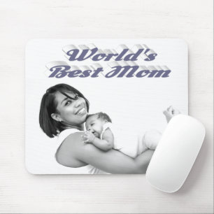 Bestes graues Foto der Mama Mousepad