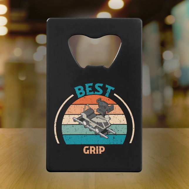 Bestes Grip Retro - Crew-Geschenk Geldbeutel Flaschenöffner (Von Creator hochgeladen)