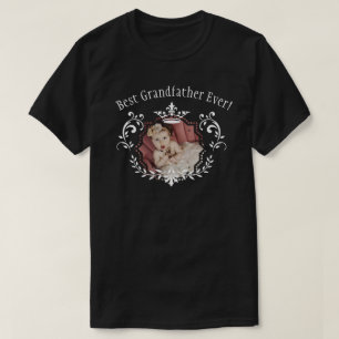 Bestes Großvater Familie Foto Custom T - Shirt