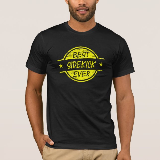 Bestes Handlanger-überhaupt Gelb T-Shirt (Vorderseite)
