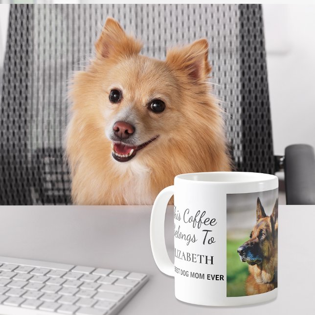 Bestes Hund-Mama-Personalisiertes Foto Kaffeetasse (Von Creator hochgeladen)