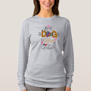 Bestes-Hundemama-aller-Zeiten-Shirt – Leopardenpri T-Shirt