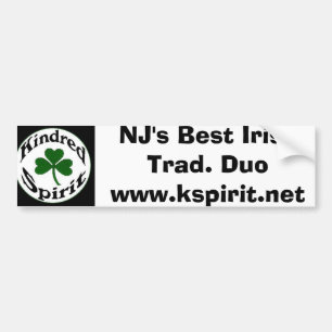 Bestes irisches Trad Duo NJS Autoaufkleber