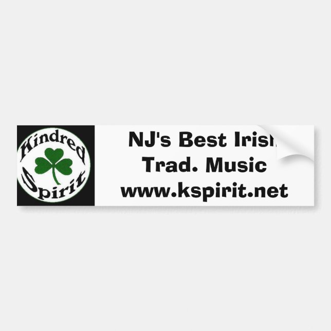Bestes irisches Trad NJS. Musik-Aufkleber Autoaufkleber (Vorne)