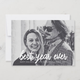 Bestes Jahr überhaupt Feiertagskarte