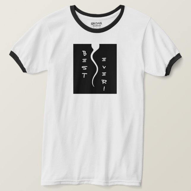 Bestes jemals! T-Shirt (Design vorne)