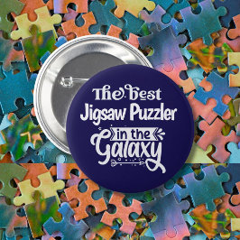 Bestes Jigsaw Puzzler Jigsaws Fan Puzzle Geschenk Button