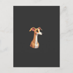 Bestes Leben mit Arabischem Windhund Langarm-Shirt Postkarte