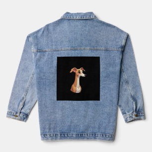 Bestes Leben mit Arabischem Windhund Langarm T-Shi Jeansjacke