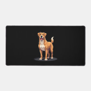 Bestes Leben mit dem Dogo Canario Long Sleeve T - Schreibtischunterlage